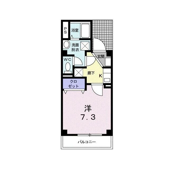 リバーフロント　４１７ 間取り